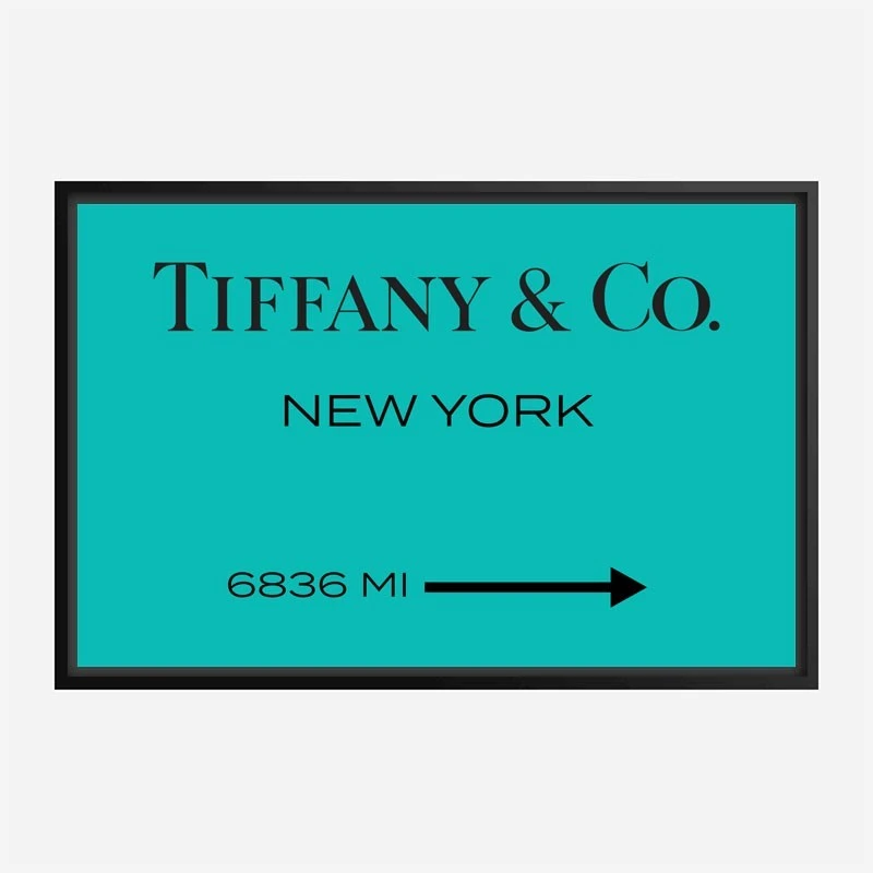 Tiffany & Co. Sign Wall Art