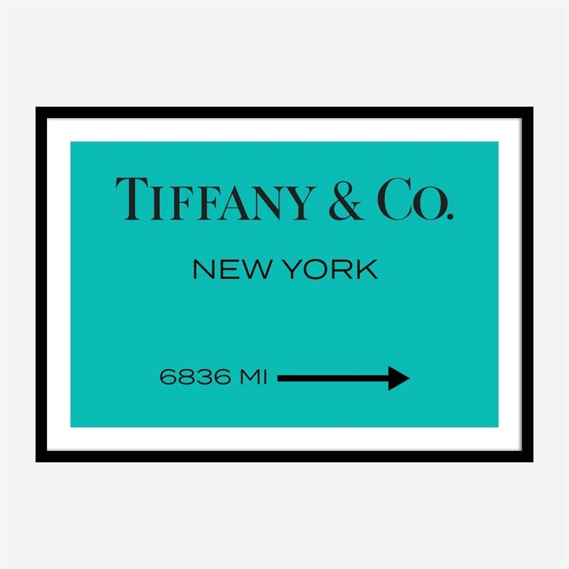 Tiffany & Co. Sign Wall Art