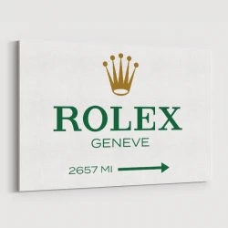 Rolex Sign Wall Art