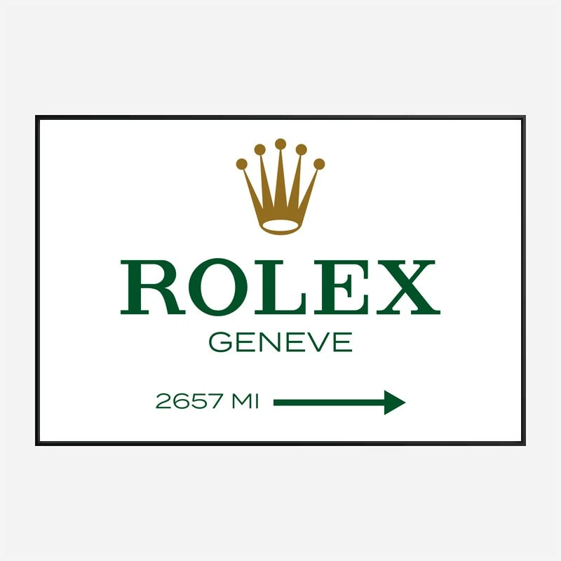 Rolex Sign Wall Art