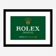 Rolex Green Sign Wall Art