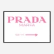 Prada Marfa Pink Sign Wall Art
