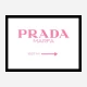 Prada Marfa Pink Sign Wall Art
