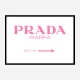 Prada Marfa Pink Sign Wall Art
