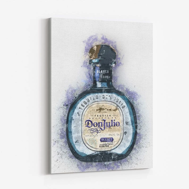 Don Julio Blanco Tequila Abstract Art Print