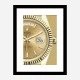 Day Date Gold Close Art Print