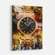 AP Oak Gold Grunge Art Print