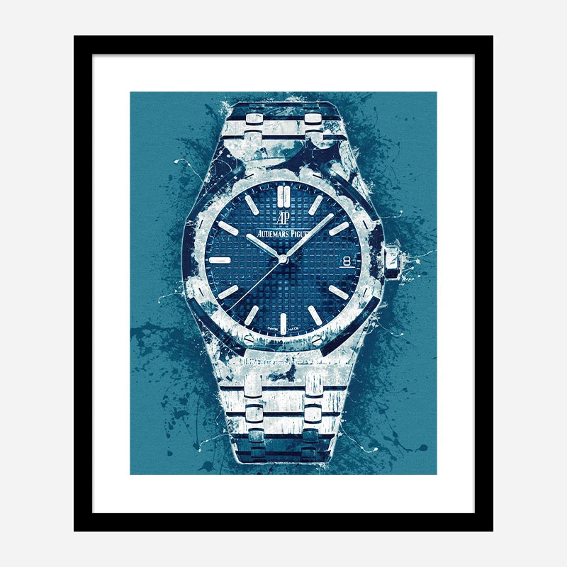 AP Oak Blue Pop Art Print
