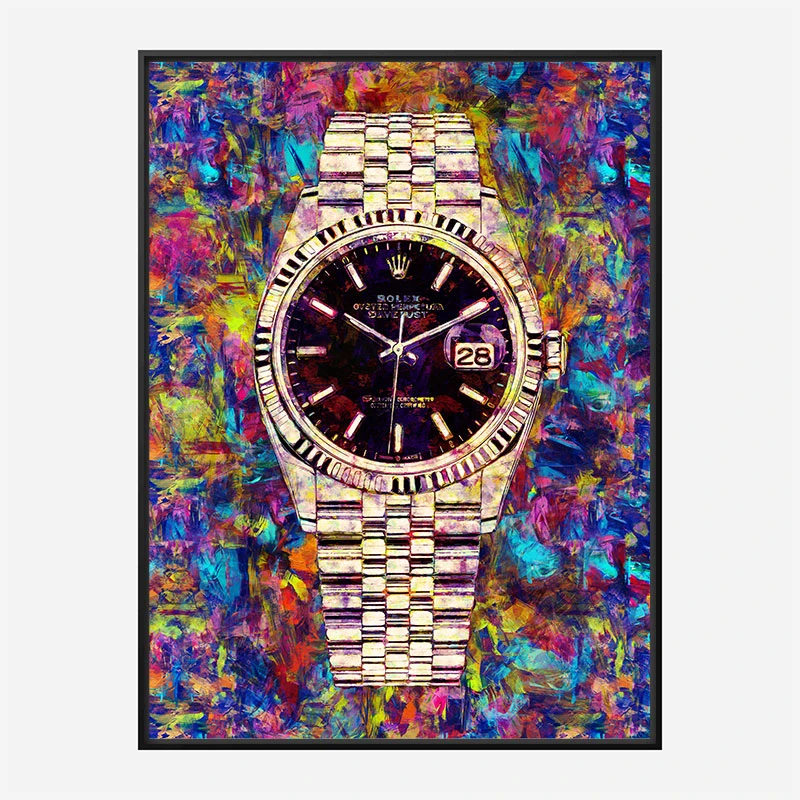 Rolex Datejust Gold Art Print