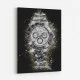 Rolex Daytona Watch Splatter Art Print