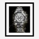 Rolex Daytona Watch Splatter Art Print