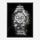 Rolex Daytona Watch Splatter Art Print