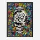 Rolex Daytona Abstract Art Print