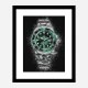 Rolex Hulk Abstract Art Print