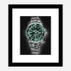 Rolex Hulk Abstract Art Print
