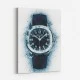 Patek Aquanaut Blue Abstract Art Print