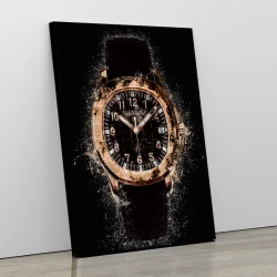 Patek Aquanaut Gold Abstract Art Print