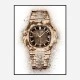 Patek Nautilus Gold Abstract Art Print