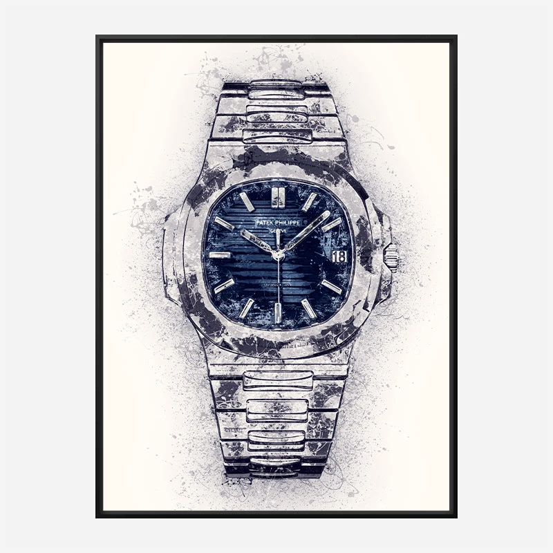 Patek Nautilus Abstract Art Print