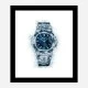 Patek Nautilus Blue Abstract Art Print
