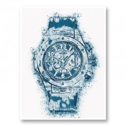 Unico Sapphire Abstract Art Print