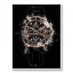 Daytona Rose Gold Abstract Art Print