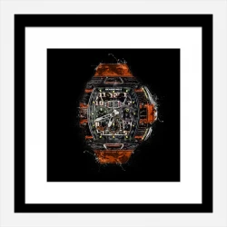 RM 11 Watch Grunge Wall Art Print