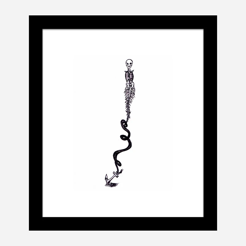 Seized Siren Art Print