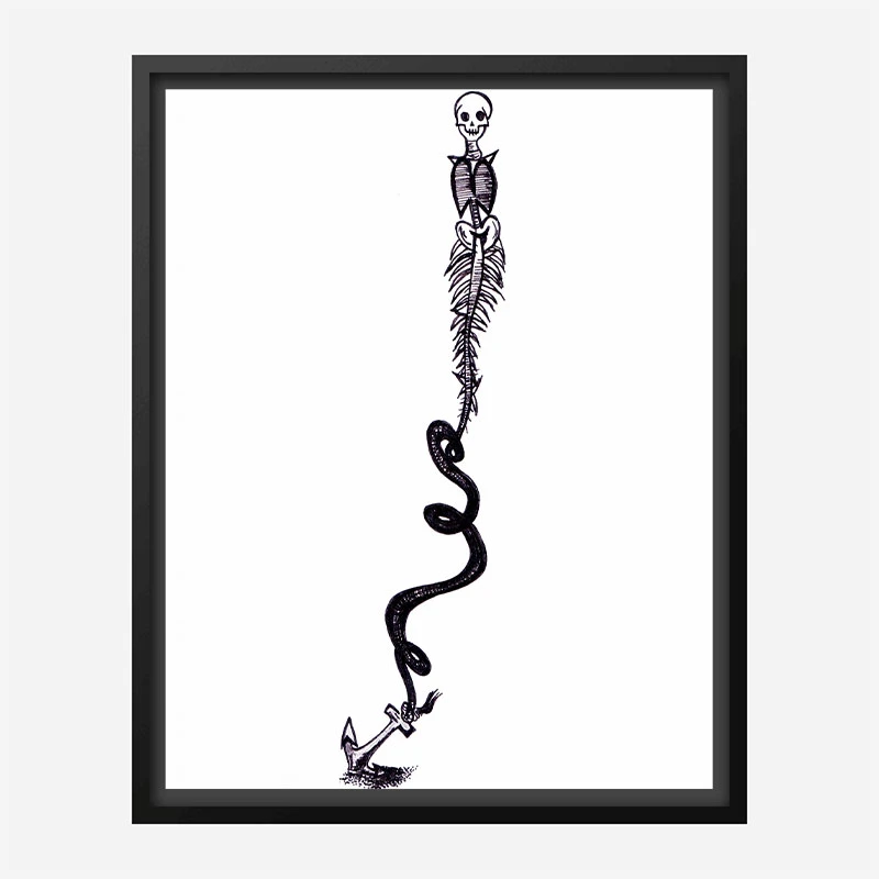 Seized Siren Art Print
