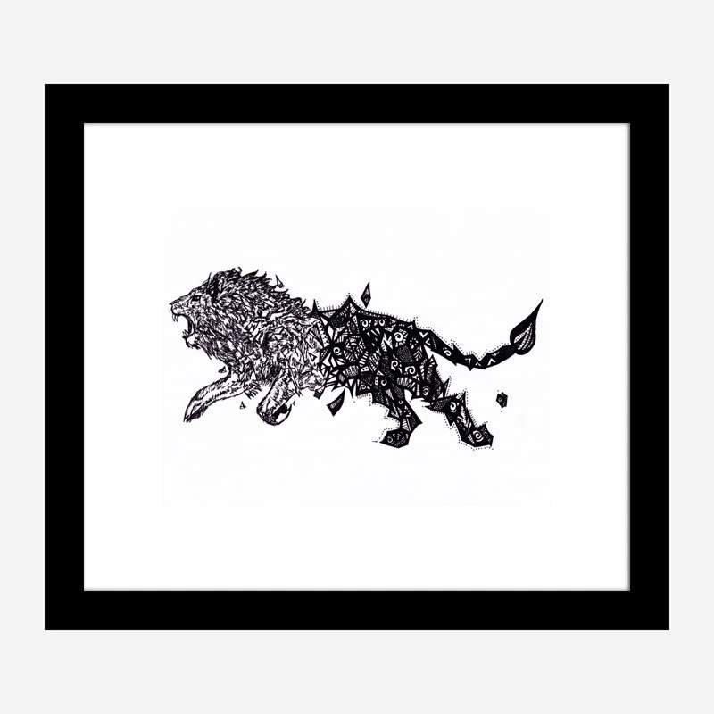 Hear Me Roar Art Print