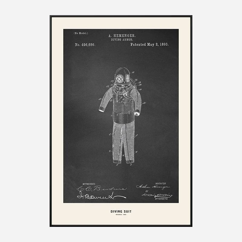 Diving Suit Patented 1893