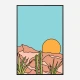 Minimal Desert Sunset