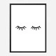 Eye Lashes Art Print