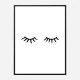 Eye Lashes Art Print