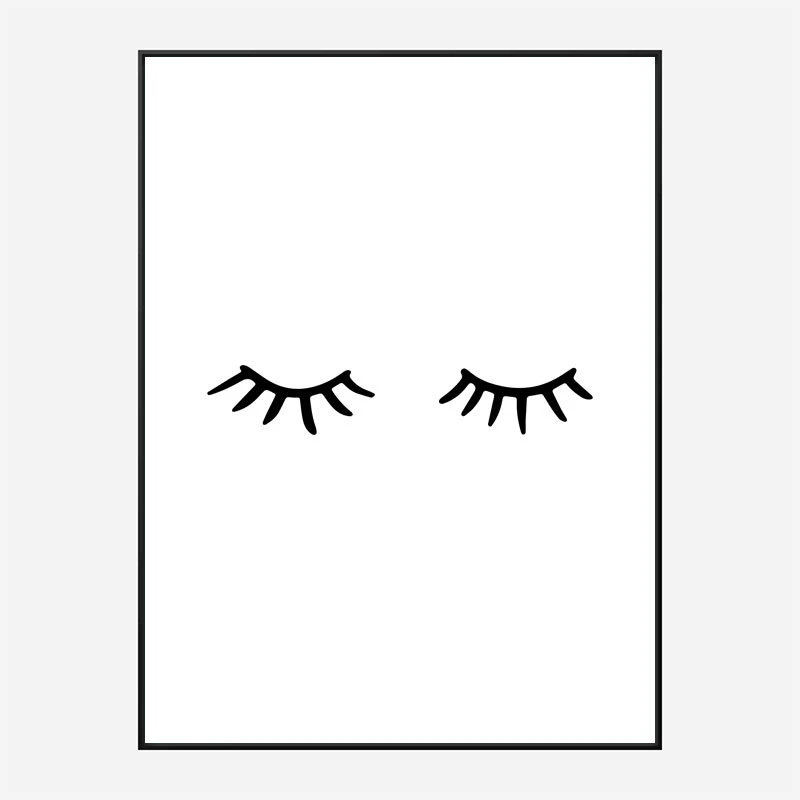 Eye Lashes Art Print