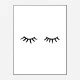 Eye Lashes Art Print