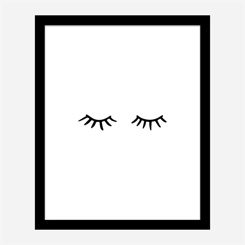 Eye Lashes Art Print