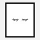 Eye Lashes Art Print