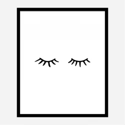 Eye Lashes Art Print