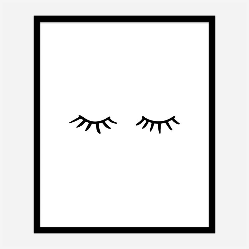 Eye Lashes Art Print