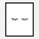 Eye Lashes Art Print