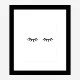 Eye Lashes Art Print