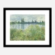 Banks of the Seine by Claude Monet Art Print