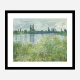 Banks of the Seine by Claude Monet Art Print