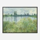 Banks of the Seine by Claude Monet Art Print