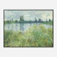 Banks of the Seine by Claude Monet Art Print