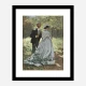 Bazille and Camille by Claude Monet Art Print