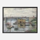 Bridge at Argenteuil on a Gray Day by Claude Monet Art Print