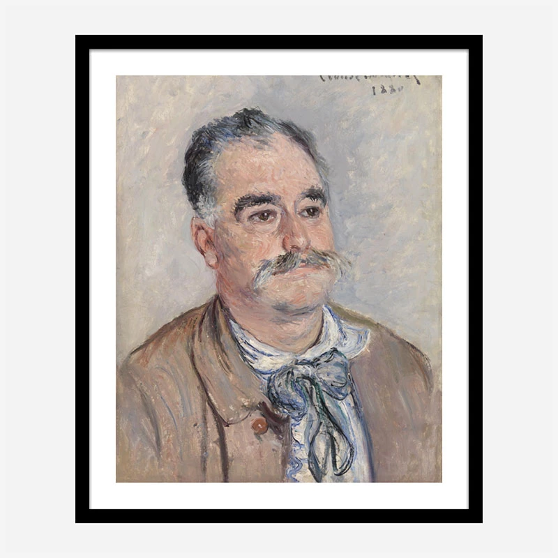 Portrait of Monsieur Coquette by Claude Monet Art Print