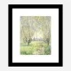 Woman Seated under the Willows by Claude Monet Art Print